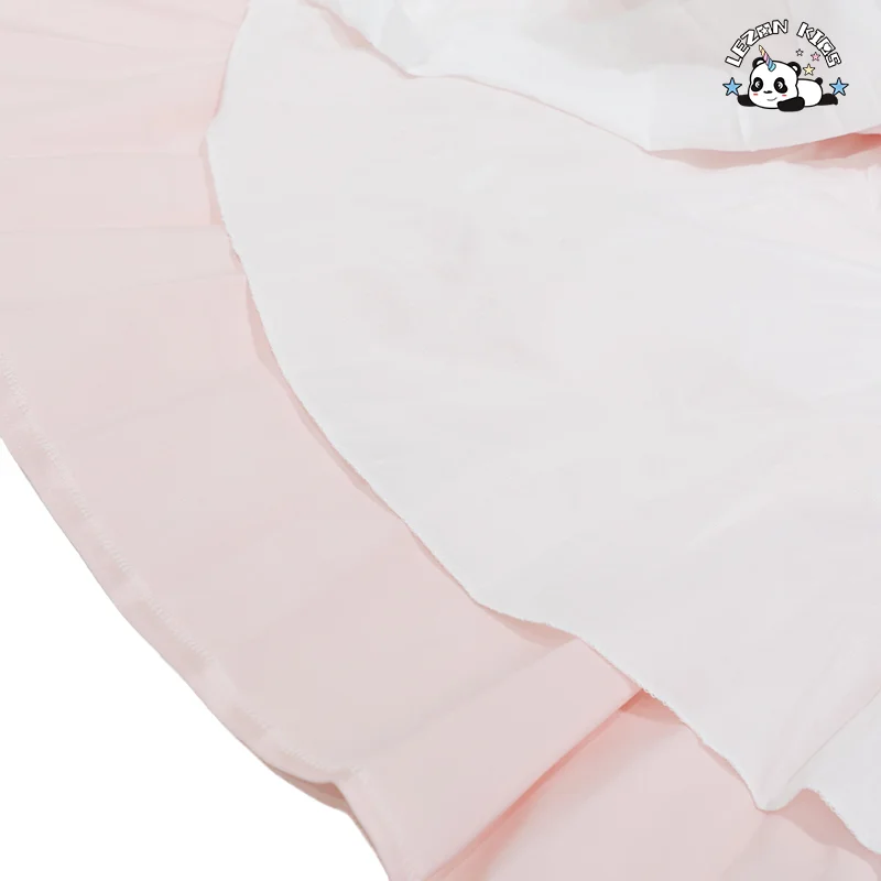 LEZONKIDS - Casual Princess Clothing Teenagers' Weddings Birthday Parties Kids' Events Cute Satin Baby Flower Girls' Party Bow Dress